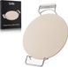 Grillx Pierre à pizza avec support - 30,5 cm de diamètre - Four et BBQ - Pierre à pizza - Kamado