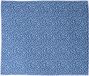 Tapis d'égouttage/tapis de séchage pour lave-vaisselle - absorbant - microfibre - pois bleus - 40 x 48 cm - pliable