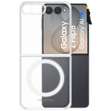 Mobilize PC Back Cover Transparant Magnetisch Samsung Galaxy Z Flip 8