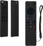 kwmobile Siliconen Hoes voor TCL RC933A Afstandsbediening - Zwart