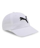 PUMA 52919 ESS Cap, white-Big Cat, ADULT,Eén maat,Wit