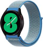 By Qubix Qubix - Sport Loop Nylon Bandje voor Garmin Forerunner 970 / 570 (47mm) / 255 - Blauw - 22mm