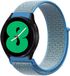 By Qubix Qubix - Sport Loop Nylon Bandje voor Garmin Forerunner 970 / 570 (47mm) / 255 - Blauw - 22mm