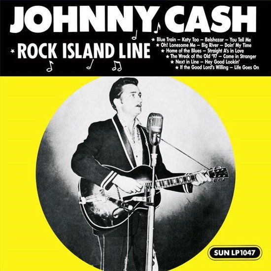 Rock Johnny Cash - Rock Island Line (LP)