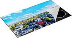 Chefcare Inductie Beschermer Maastricht Stad met Huizen - 95x55 cm - Multicolor