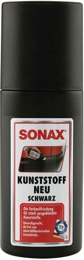 Sonax 409.100 Kunststofverf zwart 100ml