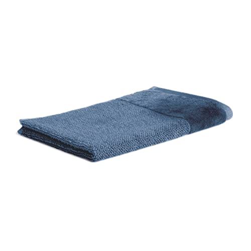 Möve Bamboo Luxe gastendoekje 30 x 50 cm Steel Blue