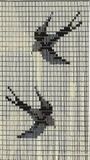 Zwaluw Rideau anti-mouches - Rideau de porte - Glands - Blanc - Plastique - 90x210cm
