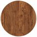 vidaXL Tafelblad Ø 40 x 2,5 cm rond massief eikenhout