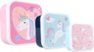 Prêt Snackbox Set (3in1) Eat Drink Repeat - Roze