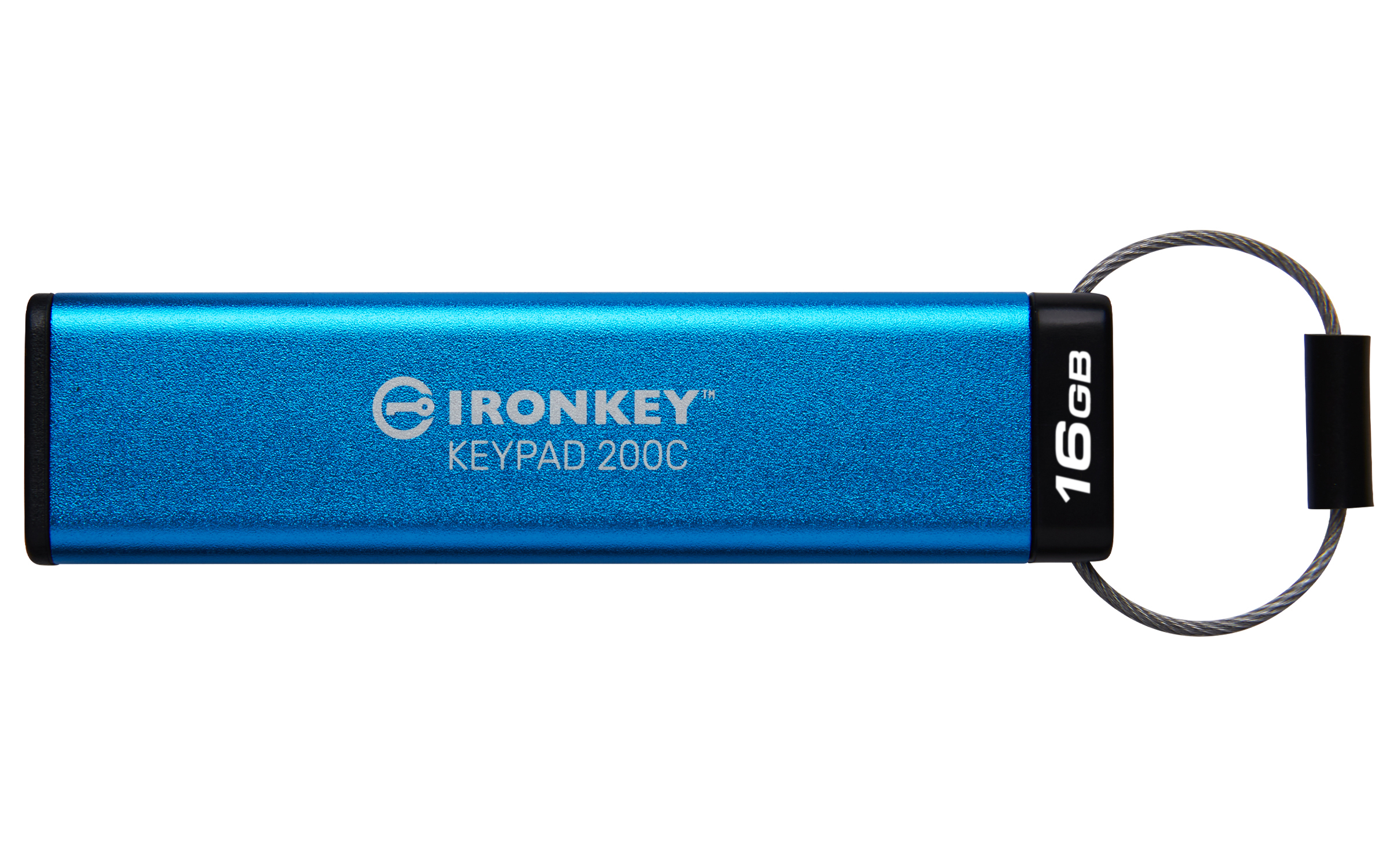 Kingston Technology 16GB USB-C IronKey Keypad 200C, FIPS 140-3 Lvl 3 (aangevraagd) AES-256