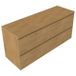 Saniclass Holz Pure Badkamermeubelset - 140x45x62cm - houten topblad - zonder kraangat - 4 lades - mat eiken natural (hout) SW1420792/SW1420830