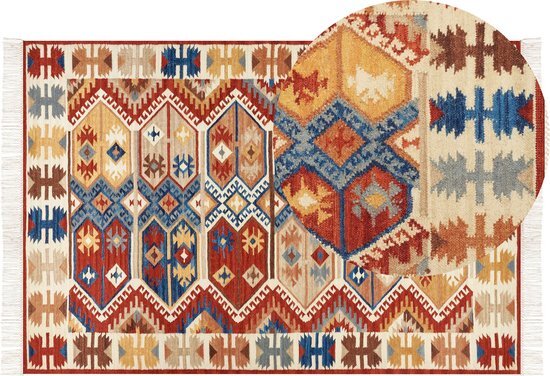 Beliani VANASHEN - Rug - Multicolor - Wol