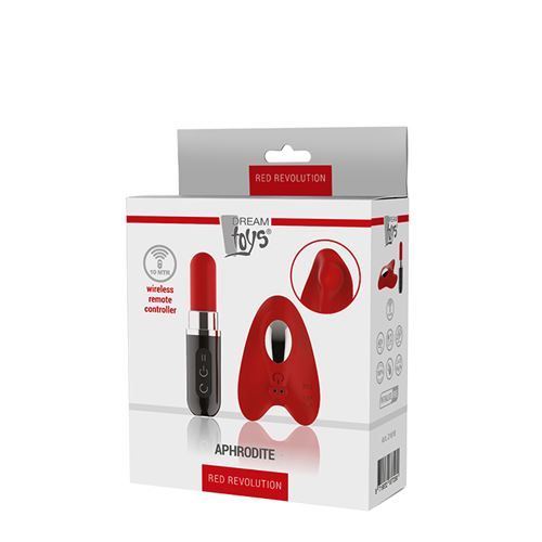 DreamToys Red Revolution Aphrodite clitoris stimulator - Rood