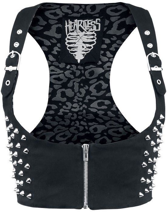 Heartless Devina Dames Bodywarmer - zwart - S