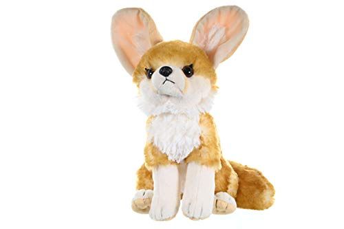 Witte Fennek staand 29 cm - levensechte pluche dieren - Hansa Creation