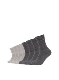 Camano Tennissokken Sportsokken 8-pack Unisex Grijs 43/46 EU