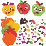 Baker Ross Appel Mix en Match Magneet Kits - Set van 8, Herfst Knutselen voor Kinderen, Herfstdecoraties