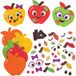 Baker Ross Appel Mix en Match Magneet Kits - Set van 8, Herfst Knutselen voor Kinderen, Herfstdecoraties