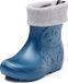 Ladeheid Bottes de pluie enfant - Doublé et imperméable - EVA - LA-CA-Panda249 - Bleu métal-2 - 32/33