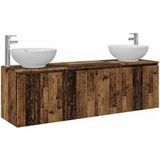 Maison Exclusive - Ensemble de 3 meubles de salle de bain en bois de récupération, dimensions : 161,5 x 44,5 x 80 cm