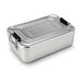 Rominox lunchbox, aluminium (gepolijst), glanzend zilver, 17,3 x 11,9 x 5,6 cm