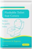 Housses de siège de toilette interchangeables 120 pièces 46x38 cm | Housses de siège de toilette hygiéniques en papier pour Enfants et Adultes, idéal pour les voyages, les vacances et l'utilisation au bureau