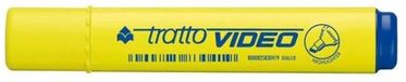 Tratto Video markeerstift 12 stuk(s) Beitelvormige punt Geel