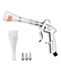 VEVOR Pistolet de nettoyage de voiture à air haute pression 6-9,2 bars avec 2 buses, tuyau rotatif en caoutchouc, pour élimination de la saleté et de la poussière de surface, fonctionne avec compresseur d'air 1/4 NPT non inclus