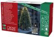 Konstsmide LED Diamantenlametta, 24 strengen à 20 diodes, 480 warmwitte diodes, 12 V binnentrafo, zilverkleurige draad - 6392-190