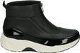 Josef Seibel LISSI 02 Zwart Leer/Textiel Dames Hoge Sneakers Maat 41