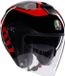 AGV Irides Valenza Jethelm - Zwart/Grijs/Rood - Maat M