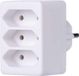 PremiumCord Multiplug 230V wit 3x2,5A
