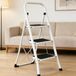 StarTech Vouwbare trap - 3 treden - Met leuning - Voor volwassenen - Metalen frame - Lichtgewicht - Ruimtebesparend