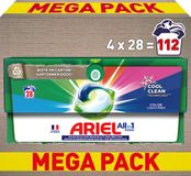Ariel all-in-1 wasmiddel pods - kleur - voordeelverpakking 4 x 28 wasbeurten