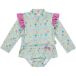 Sterntaler Maillot de bain 1 pièce manches longues à motif coquillage fille