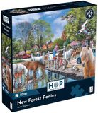 The House of Puzzles New Forest Ponies Puzzel 1000 Stukjes