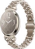 By Qubix Qubix Metalen schakelbandje Vintage goud Geschikt voor Garmin Lily 2