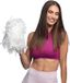 Boland Pompom Wit - Volwassenen - Unisex - Cheerleader - Sport