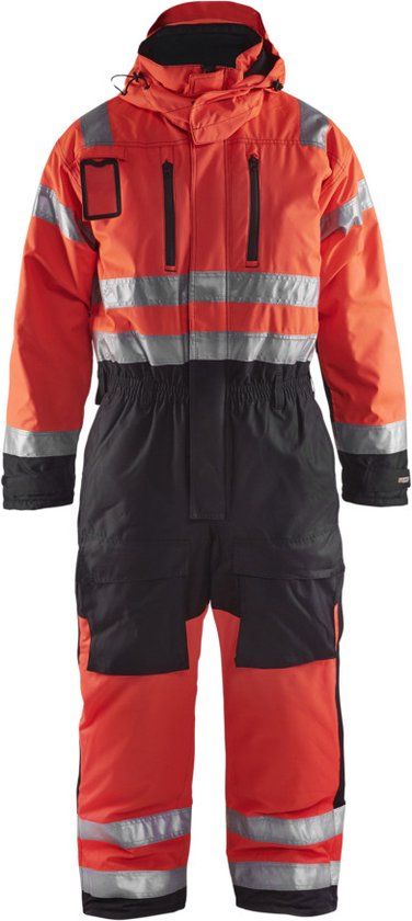 Blåkläder Winteroverall High Vis 6763-1977 - High Vis Rood/Zwart - Maat 54
