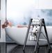 MODENUIT Trapladder opvouwbaar - 3 Treden - Aluminium - Zwart
