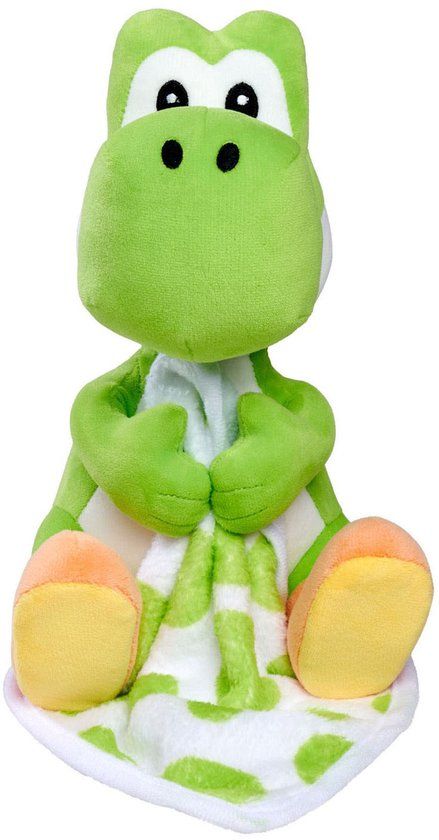 Simba Toys plush Nintendo - My Mario - Yoshi met doekje 23cm