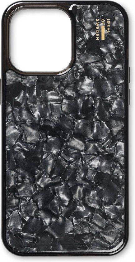 iDeal of Sweden Pearlized Case geschikt voor Apple iPhone 15 Pro Max - Zwart