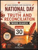 National Day for Truth and Reconciliation Word Search: 100 Large Print Puzzles for Adults and Seniors | Orange Shirt Day Autumn Word Search Book with 900 Words
