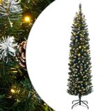 Prolenta Maison Exclusive Kunstkerstboom, slank model, 300 LED-lampjes, 180 cm