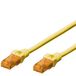 CAT 6 U/UTP patchkabel Cu, LSZH AWG 26/7, digitale kabel 2 meter geel oranje voor netwerkcommunicatie