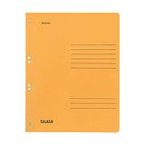 Origineel Falken 80003908001F Oogjesmap, A4, Volledige Afdekking, Met Oogjes, Voor Het Opbergen Van De Mappen In Een Hendeldeksel, 250 G/M², Geel, 50 Stuks