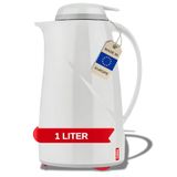 Helios 2934-001 Wave Push kunststof thermoskan, 1 liter