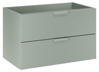 Aster meuble sous lavabo, 80 cm de large, avec 2 tiroirs