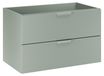 Aster meuble sous lavabo, 80 cm de large, avec 2 tiroirs